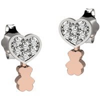 Earrings Nanán Child Baby in Silver Zirconia NAN0207 - NAN0207